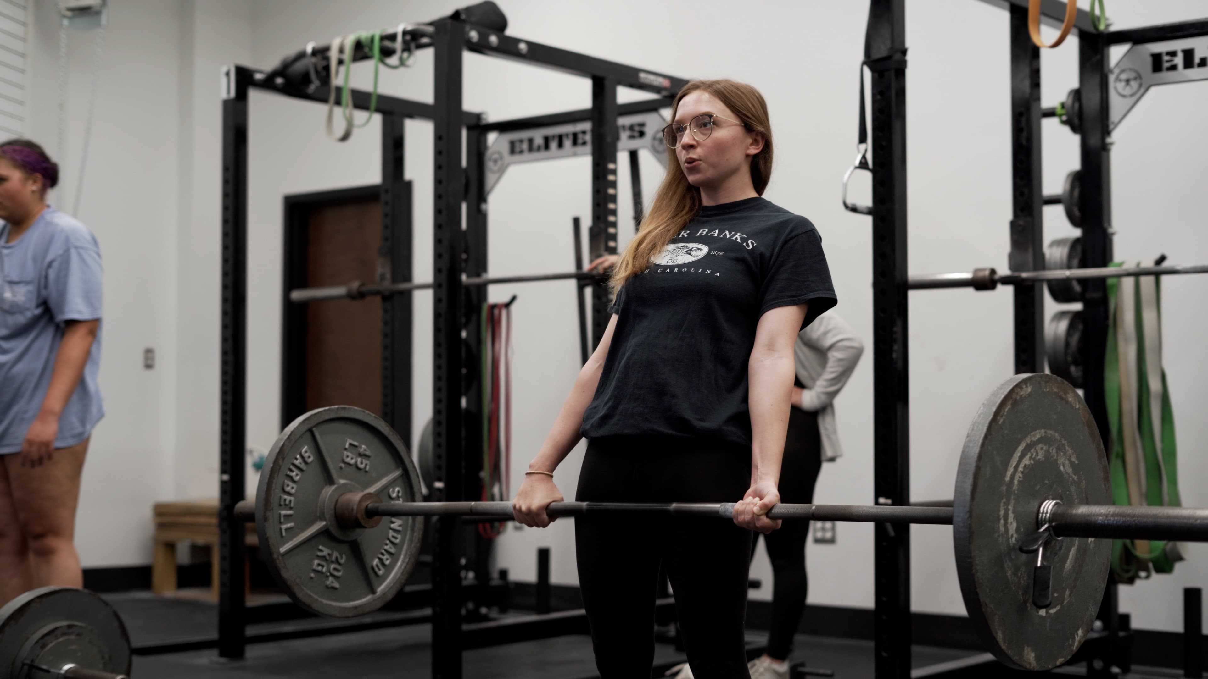 Strength training at X Factor Athletic Performance gym in Richmond VA